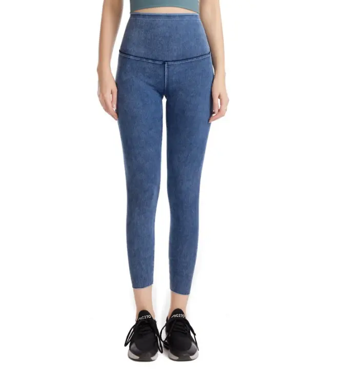 Leggings vaqueros Mujer push up high Belt Efecto Moldeador y estilo casual - 1