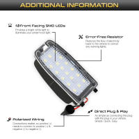 Luces LED Blancas 6000K Para Espejo Lateral De Land Rover Freelander 2 3 4 Range Rover Sport 1 L320 L322 L319 L359 LR2 Instalación Sencilla Sin Cable - details 1