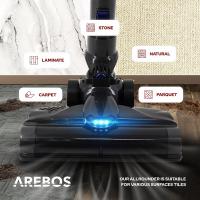 AREBOS Aspiradora de mano baterÃ­a de| Aspiradora 2 en 1| Sin bolsa | InalÃ¡mbrica - details 6