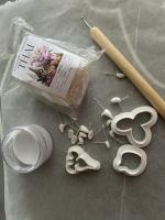 Juego de Cortadores y Nervadores para Mini-Orquidea Phalaenopsis Realista. Herramientas para bisuteria,Porcelana fría y Arcilla Polimérica- Cortadores para flores en Miniatura. - details 1
