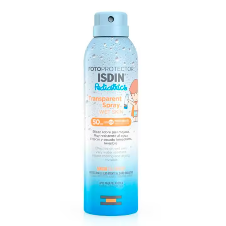 Isdin Fotoprotector Pediatrics Transparente Spray Wet Skin 50 250 ml - 1