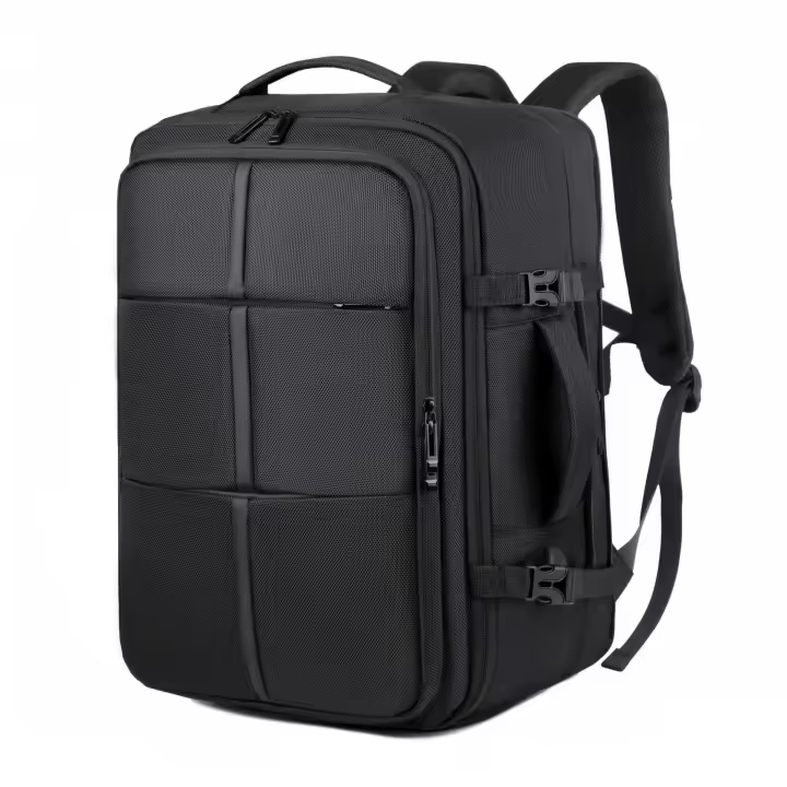 Mochila Mochila para computadora Impermeable Informal Mochila Escolar para Estudiantes Bolsa de Viaje de Gran Capacidad 45 * 31 * 18 cm Negro - 1