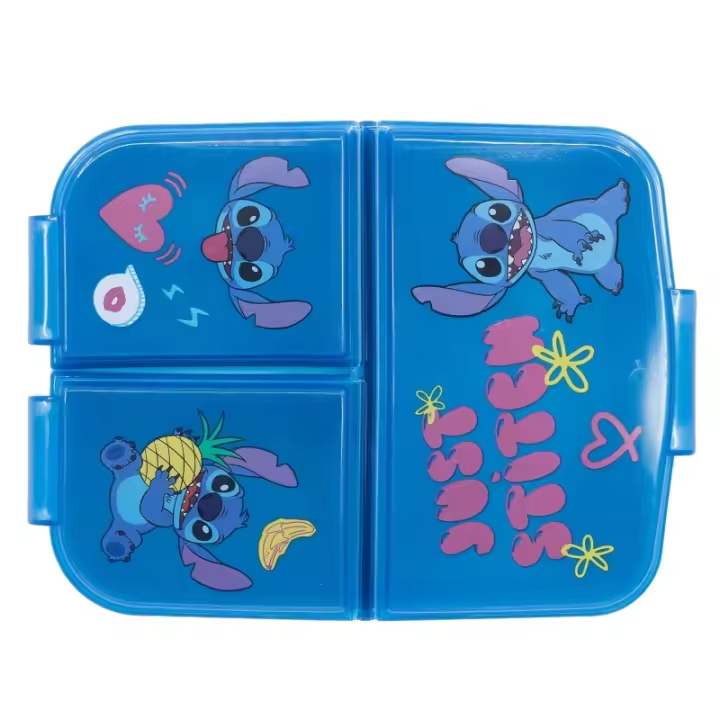 Sandwichera Fiambrera Múltiple Stitch Lonchera Tupper Tres Compartimentos Stor - 1