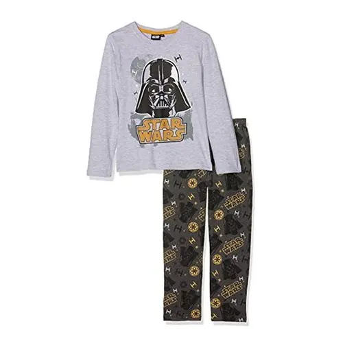Pijama manga larga niño Star Wars - Darth Vader gris estampado Raíz MERCHAN-STORE Pijama - 1