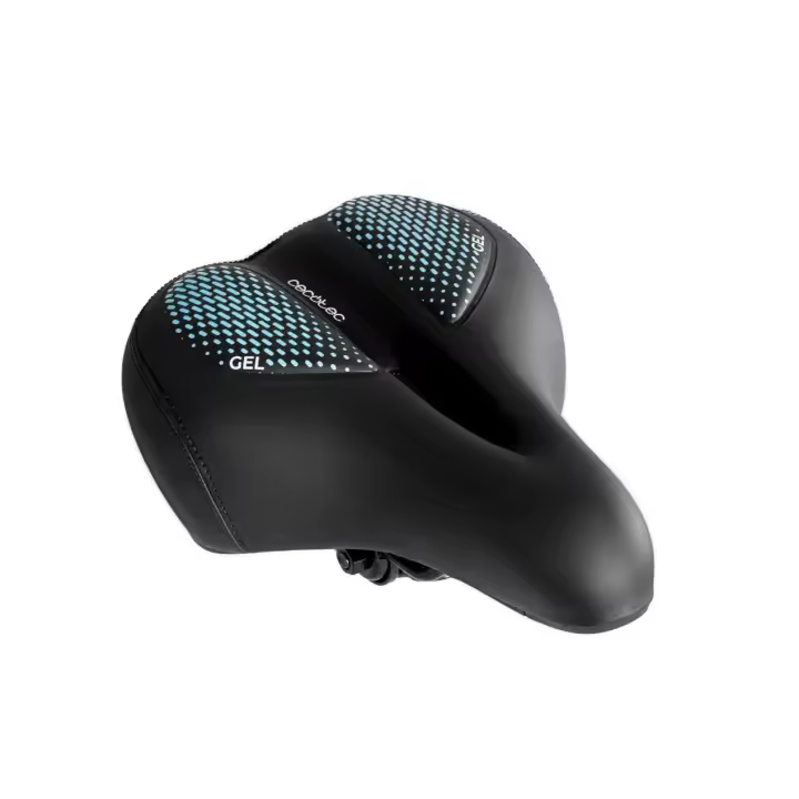 CECOTEC 07147 Sillín de Gel Ultra Cómodo DrumFit: Ideal para Rutas Largas y Entrenamientos - 1