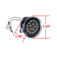 ANGRONG 2x Luz De Puddle Led Lateral Para Espejo Ford Focus C-Max Kuga Mondeo Fusion Ranger Expedition F-150 Edge S-Max Luz Xenon Blanca 6000K - details 2