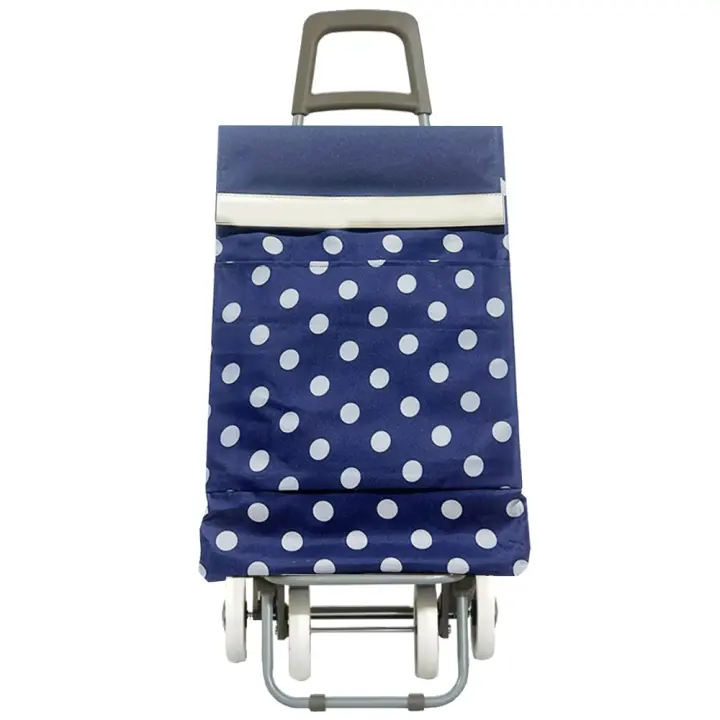 Mi Carros Carrito de Compra Plegable [Carro Carrito] , Resistente, Plegable, con 4 Ruedas Resistentes, para la Compra de Alimentos, Capacidad de Carga 30 Litros - 1