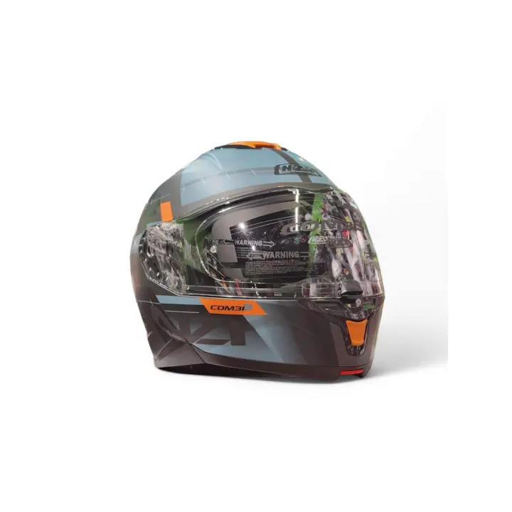 CASCO MODULAR NZI COMBI 3 DUO METRIC ANTRACITA NARANJA AZUL - 1