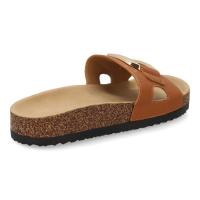 PuntoSalao Sandalias planas cómodas elegantes para mujer color camel VR5-1756 - details 2