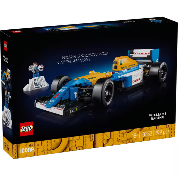 LEGO ICONS - WILLIAMS RACING FW14B Y NIGEL MANSELL, 10353 - 1