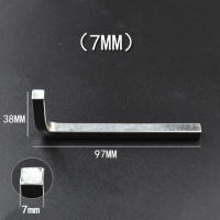 Llave De Cabeza Cuadrada L Shaped 3-10mm Con Punto De Cuatro Diagonales De Acero Cromo Vanadio Multifuncional Para Apretar Tornillos Cuadrados - details 5