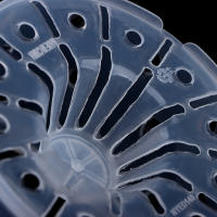 Maceta De Flor Transparente Con Agujeros Para Jardín Y Orquideas Accesorios De Maceta De Plástico Moderno Con Drenaje - details 4