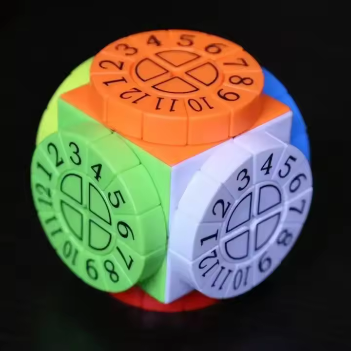 Cubo Mágico Colorido De Segunda Orden Tiempo Máquina Juguete De Puzzle Alienígena Estrucutra Compuesta Juguetes Cerebrales Para Niños - 1