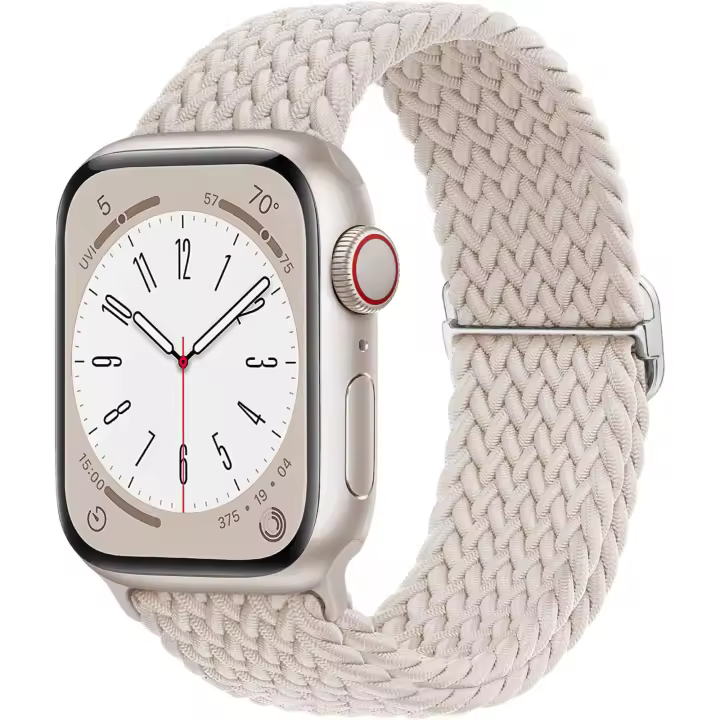 Braided Solo Loop Para Apple Watch 11 10 42/46/44/40/45/49/41mm Correa De Nylon Elástica Compatible Con Series 9 8 Se Ultra2 3 Unisex - 1