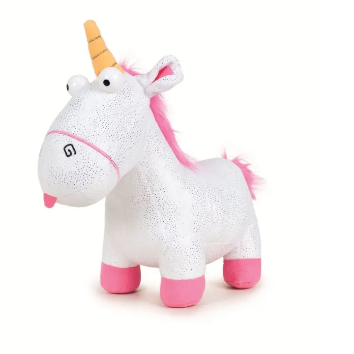 PELUCHE GRU 3, MI VILLANO FAVORITO - UNICORNIO FLUFFY CON BRILLOS 25 CM, 760016659, TIENDA CON LICENCIA OFICIAL - 1