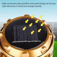Lámpara Camping, Linterna de Camping, Lampara Camping Recargable, Linterno Solar Recargable, Faroles Portátiles LED Lámpara, Lampara Camping Solar Portátil Impermeable para acampar al Aire Libre [Clase de eficiencia energética A +++] - details 2