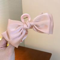 Granos De Cepillo Para Mujer Y Niñas En Satén Negro Accesorios De Peluca Estilo Coreano Grande Doble Lado Para Verano - details 5