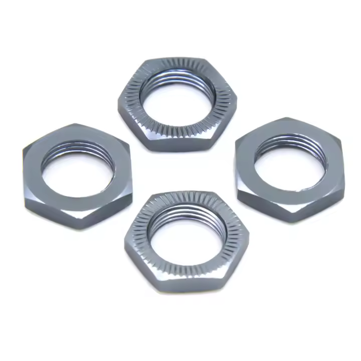 4PCS Adaptador De Hexágono Para Juego De Tornillos De Rueda De 17mm Hilo 1.25mm Accesorios Para Coche De Juguete RC Hobao Modelo 1/8 - 1