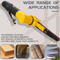 Sándwich De Cinturón Aéreo 330x10mm Con Compresor Aire Grindadora De Ángulo Ajustable Herramienta Pneumática Para Bricolaje En El Hogar Incluye 12 Piezas De Cinta De Lijado - details 4
