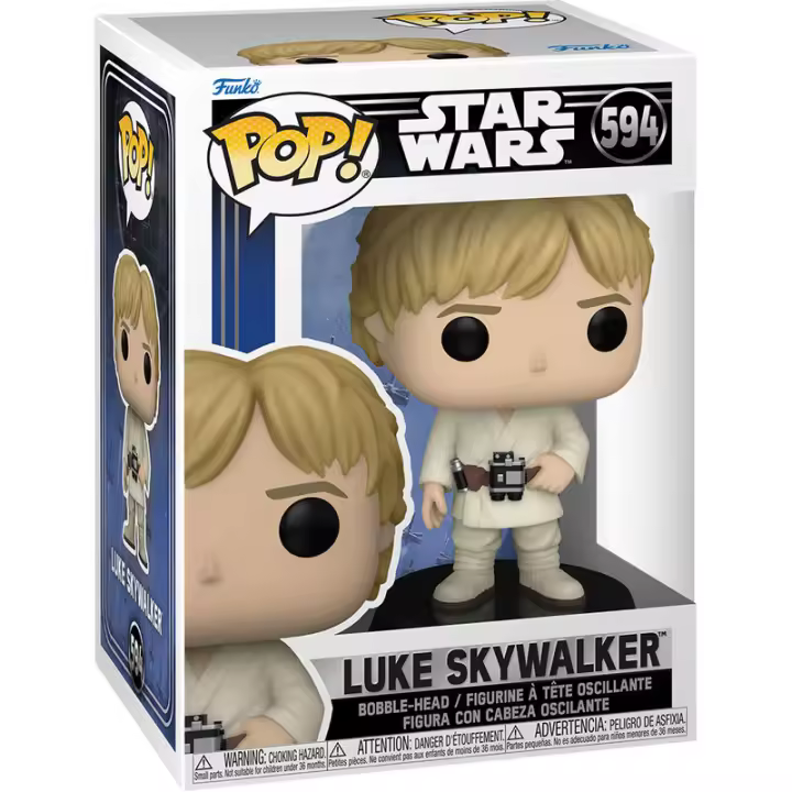 Figura Pop Star Wars Luke Skywalker-Figura de Vinilo Coleccionable - Idea de Regalo- Mercancia Oficial - Juguetes para Niños y Adultos - Movies Fans - Muñeco para Coleccionistas y Exposición - 1