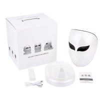 Máscara Facial LED Para El Rostro Terapia De Láser Para Eliminación De Arrugas Blanqueamiento Rejuvenecimiento Anti-Acné Sin Cable - details 5