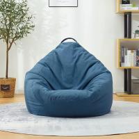 Beanbag Funda para sofá Lazy Recliner Funda para sofá Fundas para sillas de Tela Fundas para Sillas sin barro Puf para asiento Puff Tatami Muebles de salón (Azul, 70 × 80 cm) SSIT - details 1