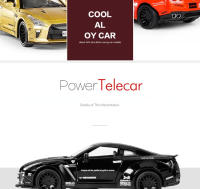 Coche De Deportes Nissan GTR De 1:32 En Escala Metálico Con Sonido Y Luz Vehículo De Juguete Colección Regalo Para Niños A297 - details 2