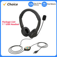 Auriculares Con Micrófono De Cancelación De Ruido USB Fijos Para Ordenador Control De Volumen Y Speaker Micrófono En La Banda - details 0