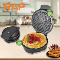 Horneador De Waffles Eléctrico Multifuncional Para Cocina Antideslizante Con Thermostatico Ajustable Y Superficie No Adhesiva Máquina De Panqueques - details 1