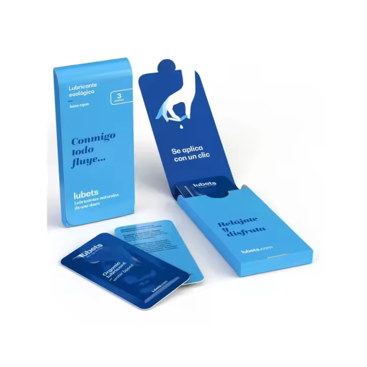 Lubets Lubricante Ecológico Potenciador de Sensaciones Base Agua 4ml x 10ud - 1