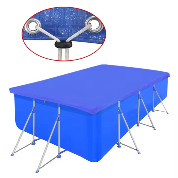 Cubierta de POOL RECTANGULAR PE 90g/m2 394x207 cm - 1