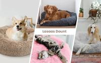 Cama Redonda Para Perros Y Gatos De Tamaño Grande 60cm Alfombra De Peluche Larga Para Invierno Cama De Mascota Suave Y Cálida Para Mediano Y Grande - details 5