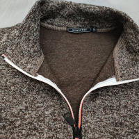 Chaqueta Casual Para Hombres Con Cierre De Cremallera Y Cuello Erguido Sudadera De Calle Exterior Abrigo De Manga Larga Ropa De Hombres M-4XL - details 11
