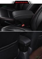 Soporte Central Para Honda City Estuche De Almacenamiento Doble Con USB Accesorios De Retrofits Para Coches Material PU Cuero / Plástico ABS Color Negro - details 10