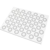 Manta De Silicona Aomily Para Hornear Y Pastelería 40*30cm Con 44 Círculos Para Macarons Herramienta Para Pasta Y Arroz Molde Para Pastel - details 4