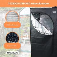 Armario de Cultivo Interior Growbox Mobiclinic® 80x80x160 cm Reflectante Premium Mylar 97% Hidropónico Impermeable Fondo Desmontable Tejido Nylon Grueso Estructura Resistente Grow Tent - details 2