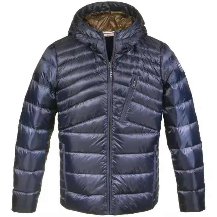 Chaqueta de pluma de hombre con capucha Corvara diseño italiano Dolomite - 1