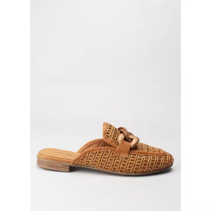 zueco calado camel CARMELA - 1