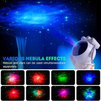 Proyector de Galaxia LED de astronauta, Luz Nocturna de Cielo Estrella, proyector de Estrellas de astronauta con - details 0