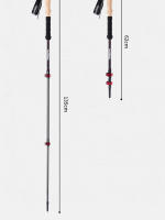 Naturehike Pares De Poles De Trecking De Fibra De Carbono Collapsible Telescópicas Pesas Ligera Para Caminar Senderismo Escalada - details 7