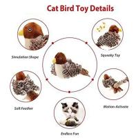 Juguete Interactivo Para Gatos Pájaro Volador Con Alas Movientes Sparrow Con Menta Simulación De Pájaro Juguetes Para Gatos - details 9