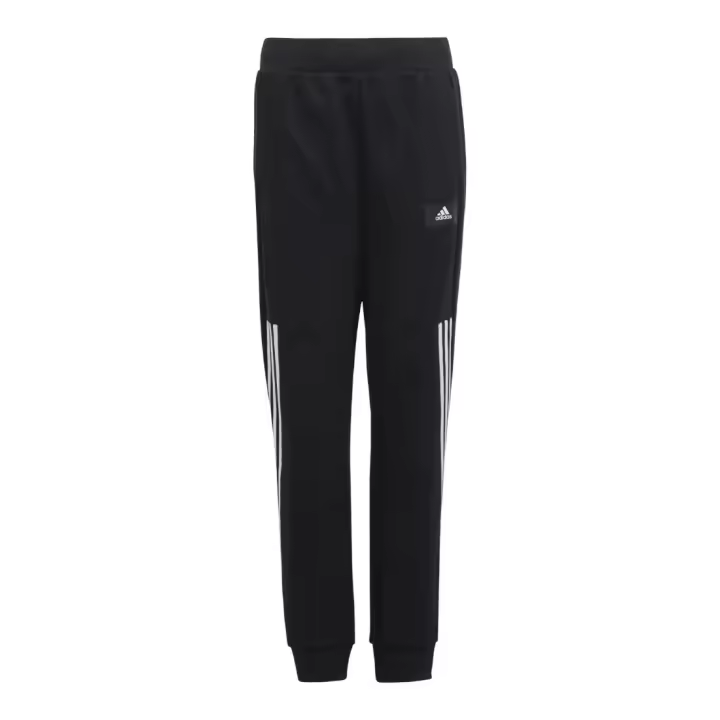 Adidas, Future Icons Tapered Leg 3 Bandas, Pantalon, Futbol, Entrenamiento, Algodon, Junior, Negro, ADH44337_095A// - 1