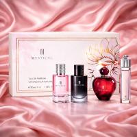 Set Perfumes Mujer Mystical Eau de Parfum 4 x 30 ml Cofre de 4 Fragancias Femeninas Variadas Aroma Duradero Mini Perfumes Portátiles para Bolso y Viaje Estuche Regalo para Uso Diario Citas y Ocasiones Especiales - details 0