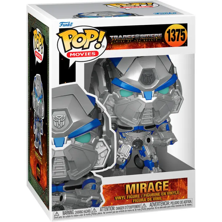 Figura Pop Transformers Mirage-Figura de Vinilo Coleccionable - Idea de Regalo- Mercancia Oficial - Juguetes para Niños y Adultos - Movies Fans - Muñeco para Coleccionistas y Exposición - 1