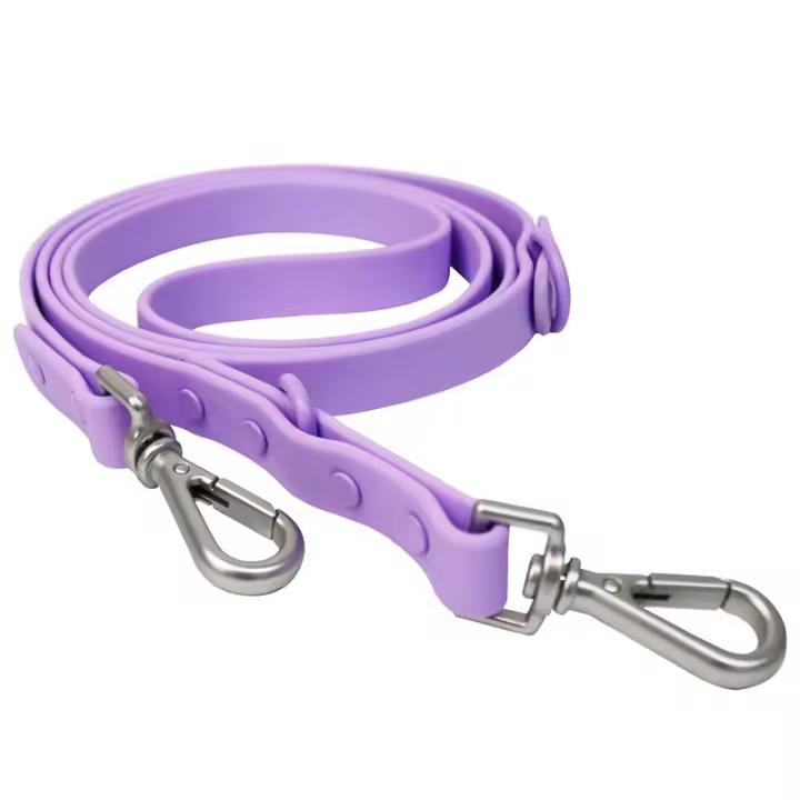 Correa Para Perros De PVC Impermeable De 2m Color Candy Traction Lead Rope Para Exterior Apto Para Mascotas Medianas Resistente Al Desgarro Y Al Desmontaje - 1