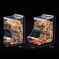 Dispensador De Alimentos Para Mascotas Pequeñas Como Hamsters Conejos Y Ardillas Plástico Transparente Alimentador Automático Para Hamsters Guineapicos - details 14