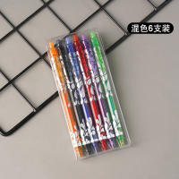 Set De 6 Bolígrafos De Gel Erasables 0.5mm En 6 Colores Tinta Lavable Para Escuela Y Oficina Suministros De Papelería - details 12