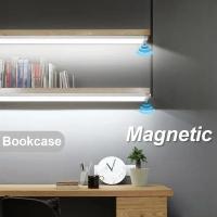 Tira De Luz Inteligente LED Magnética Con Sensor De Movimiento Autoadhesiva Para Armario De Vino Y Gabinete Luz Subyacente Controlable Por Movimiento - details 1