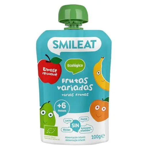 Smileat Pouch De Frutas Variadas Ecológico - 1
