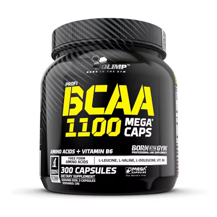 Olimp Sport Nutrition - BCAA Mega Caps 300 caps - Aminoácidos de alta calidad - 1